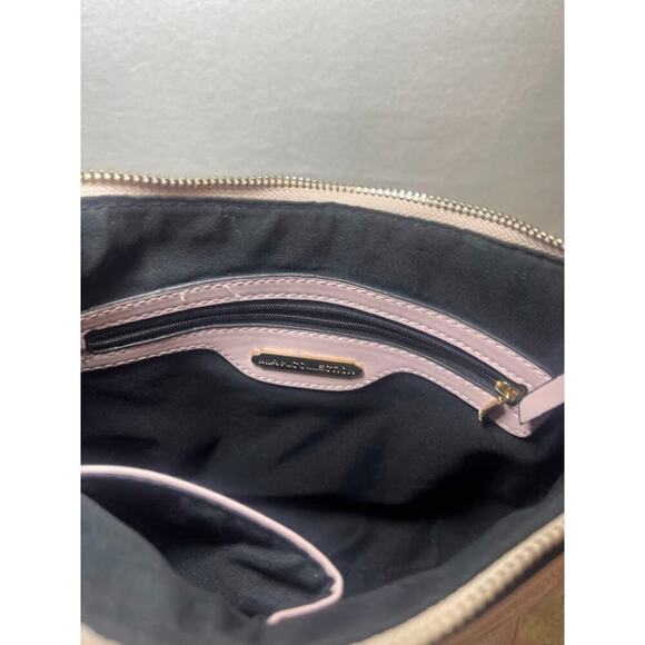 Mia K. Collection Pink Pastel Purse Medium Size Zip Closure Crossbody Easter - Picture 4 of 6